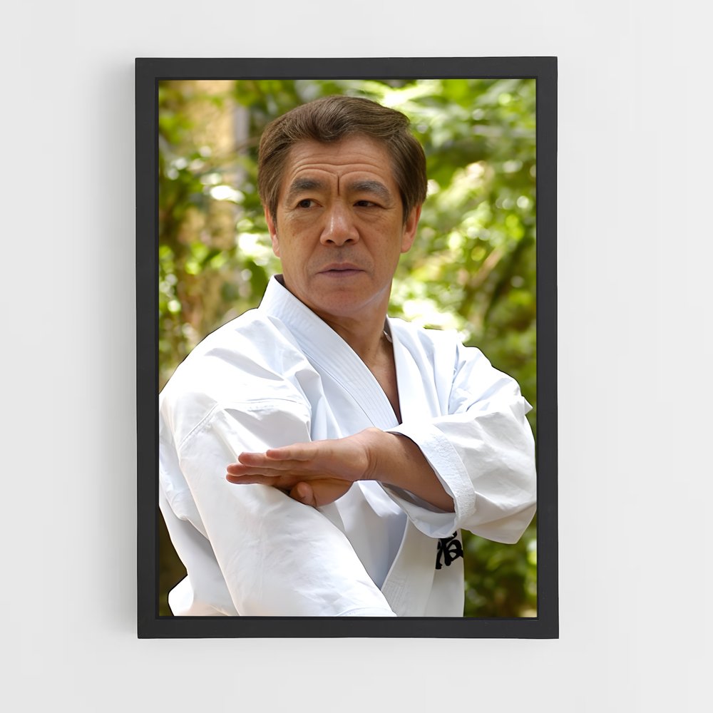 Poster Maître des Bois – affiche Karaté (vue 2)